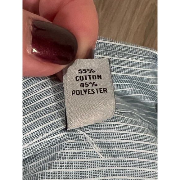 Unlisted by Kenneth Cole Blue Button-up, 17 34/35, #494-S - Picture 4 of 4